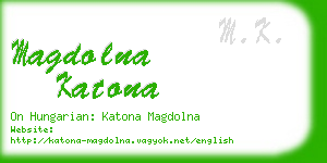 magdolna katona business card